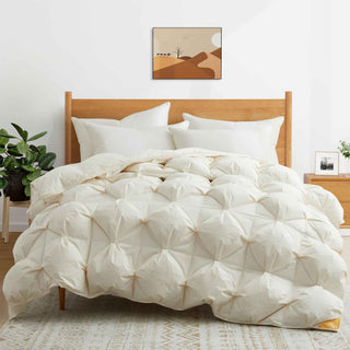 Organic Cotton 90% Goose Down Sustainable Puff Duvet Comforter
