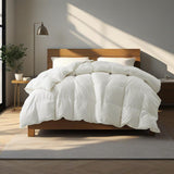 All-season Medium Warmth White Goose Feather Down Fiber Duvet Comforter Insert