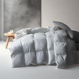 All-season Medium Warmth White Goose Feather Down Fiber Duvet Comforter Insert