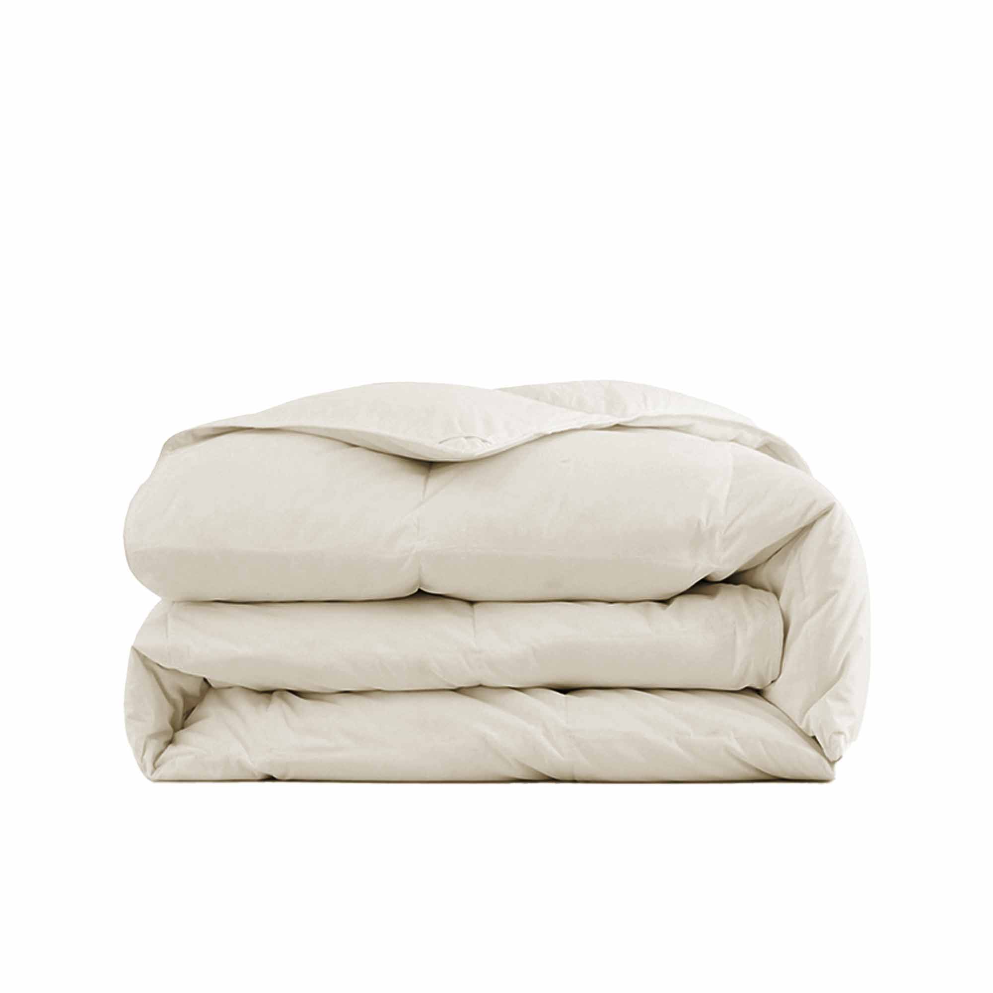 The feather goose down comforters are covered in the subtle touch of cream hues. Bring lavish comfort to your personal space with these feather goose down comforters.