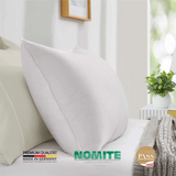 Made with down in pillows with feathers, this german down feather pillow is covered in crisp white hues. Add a touch of classic intrigue to your bedspace with this down feather pillow in white.