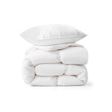 Bundle includes: 1 European Down Comforter and 1 European Down Pillow