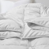 All Season Medium Weight White Goose Feather Down Comforter Duvet Insert