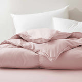 The feather goose down comforter is available in the feminine tones of Pink. Enjoy balanced year-round warmth with this feather goose down comforter.