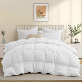 All Season Medium White Feather Down Comforter Duvet Insert