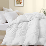 All Season Medium White Feather Down Comforter Duvet Insert