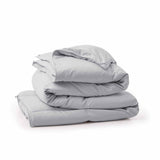 Elevate your bedding with our Gray Goose Feather & Down Comforter, designed for both modern style and cozy comfort. The neutral gray tone brings a sleek, calming vibe to any bedroom, while the soft microfiber shell and breathable down blend keep you warm without overheating—perfect for year-round use.