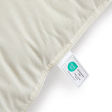 Set of 2 100% Organic Cotton Down Feather Pillow-in-a-pillow Design Bed Pillow