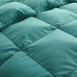 The ideal comforter is brushed in the natural hues of smoky gray with undertones of green or blue. Bring the freshness of nature to your bedroom with this smoke pine comforter for a comfortable sleep every night.