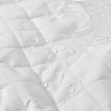 Quilted Waterproof Fitted Elastic Mattress Protector 12" Pocket Stretches up to 18"