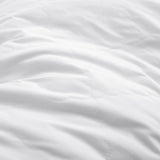 Quilted Gusseted Feather and Down Pillow with Cotton Cover - Set of 2