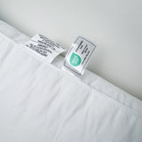 Set of 2 Premium Goose Feather Down Bed Pillows with 300TC Cotton Cover