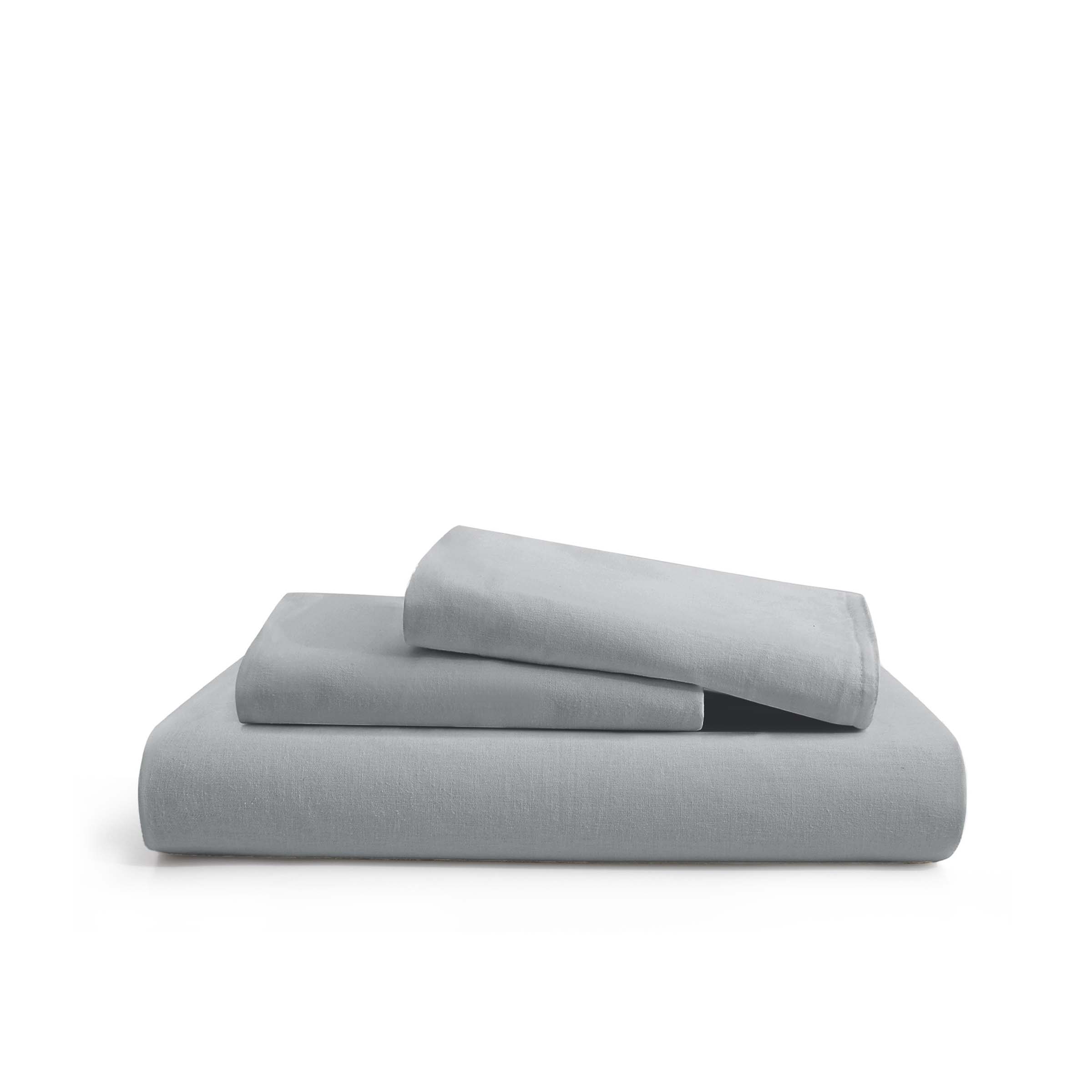 Add a touch of modern elegance with the Gray Linen Cotton Blend Duvet Cover Set. The soft, neutral gray complements any style while offering a calm and cozy atmosphere. Crafted from a breathable linen-cotton blend, this set ensures optimal airflow and comfort for hot sleepers and warm climates.