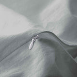 Add a touch of modern elegance with the Gray Linen Cotton Blend Duvet Cover Set. The soft, neutral gray complements any style while offering a calm and cozy atmosphere. Crafted from a breathable linen-cotton blend, this set ensures optimal airflow and comfort for hot sleepers and warm climates.