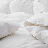 All Season Premium Goose Feather Duvet Insert with 100% Cotton Cover