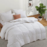 All Season 100% Cotton Feather Down Comforter Duvet Insert