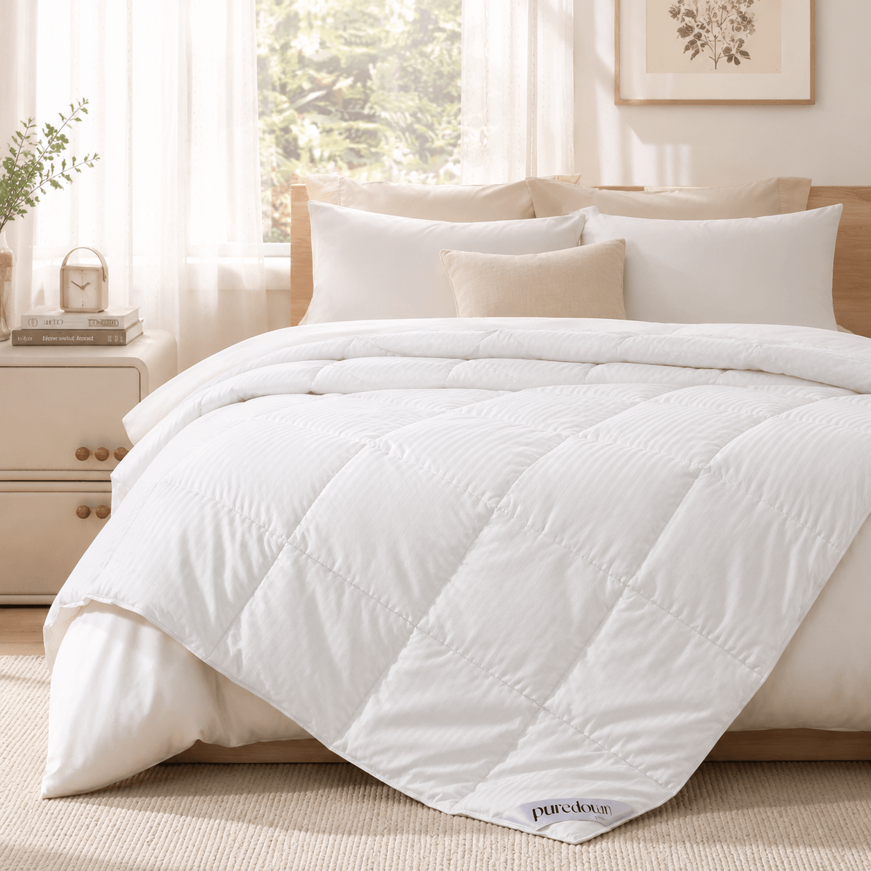 The Secret to Hotel-Quality Drape: How the Puredown Oversized Cotton Down Blanket Elevates Your Bed