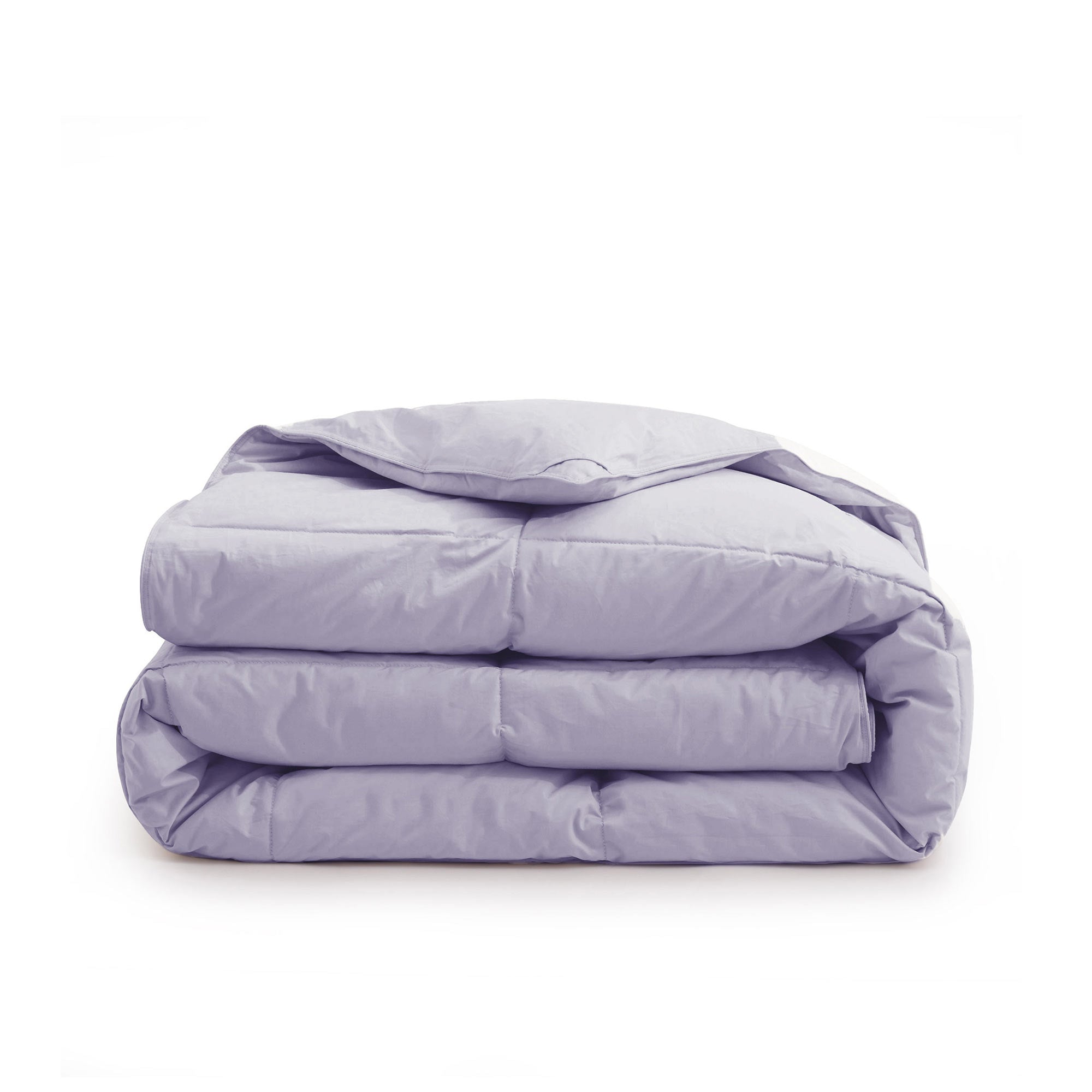 Elevate your sleep sanctuary with the calming elegance of our Lavender Organic Cotton Down Comforter. This soft lavender shade adds a touch of serenity and gentle color to your bedroom, making it a perfect choice for creating a peaceful, spa-like atmosphere. Crafted from 100% GOTS-certified organic cotton and generously filled with down and feather fiber, this comforter is breathable, lightweight, and ideal for all seasons. Whether you're a hot sleeper or need cozy layering in cooler months, its natural ins