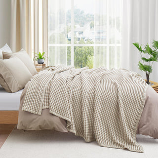 Organic Cotton Waffle Blanket