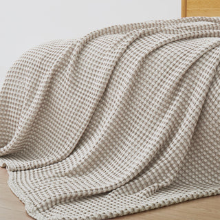 Organic Cotton Waffle Blanket
