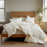 Lightweight 100% Organic Cotton Feather Down Comforter Summer Duvet Insert