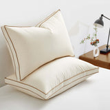 Engineered in Germany to deliver superior sleep comfort and an elevated loft, this pillow is thoughtfully designed to ensure optimal spinal alignment and provides ample neck support. It is an ideal choice for side sleepers, effectively reducing pressure points to enhance comfort during sleep.