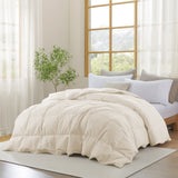 All Season Organic Cotton Down Comforter - 100% Natural, Chemical-Free, Medium Warmth Duvet Insert