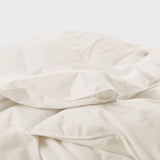 All Season Organic Cotton Down Comforter - 100% Natural, Chemical-Free, Medium Warmth Duvet Insert