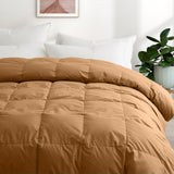 Wrap yourself in the earthy warmth of our Fawn Organic Cotton Down Comforter. This neutral beige comforter is designed with a natural GOTS-certified organic cotton shell and filled with plush, responsibly sourced down and feather fiber for breathable comfort year-round. The fawn tone adds a cozy, grounding presence to any bedroom, making it an ideal choice for those who love warm neutrals and organic, sustainable bedding that soothes both body and mind.