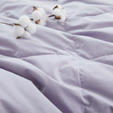 The Lavender organic cotton comforter brings a soft, calming touch to your bedding. Its breathable and lightweight design makes it perfect for warm climates or layering, while the soothing hue adds a subtle pop of color to any room.