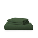 This bedspread comforter cover set comes in foresty shades of lunar green. By following the care tips, you can add a touch of mystical nature to your room and luxury bed sheet with this goose down duvet cover.