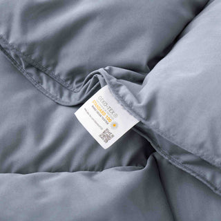 Experience unmatched comfort and style with our varied color option comforter in a sleek and elegant steel gray shade.