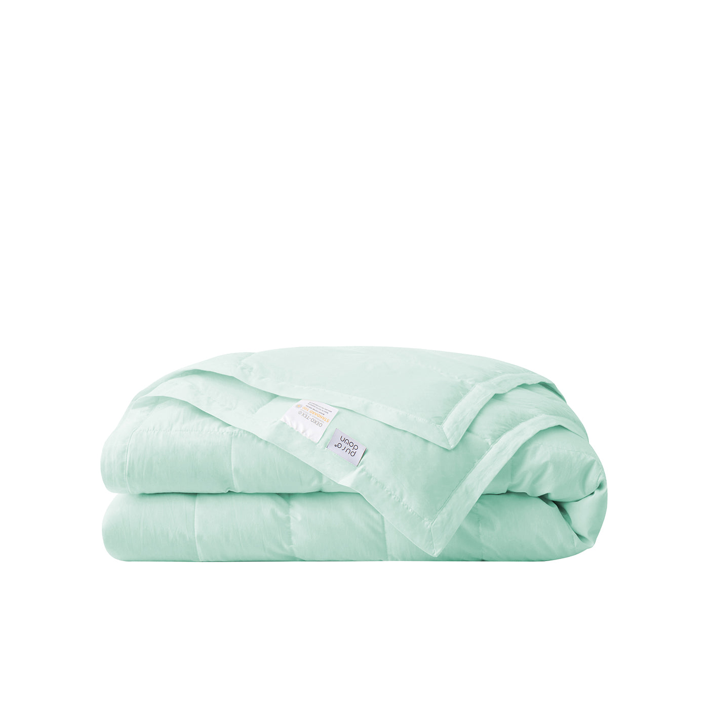 The eco-friendly tencel duvet cover comforter is brushed in the invigorating hues of Mint. Bring the freshness of nature to your room with this cooling down blanket in Mint.