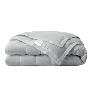 The silky touch comforter is enveloped in the bold shades of Dark Gray. Evoke the feelings of sophistication and strength in your bedroom with this comforter blanket in Dark Gray.