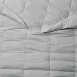 The silky touch comforter is enveloped in the bold shades of Dark Gray. Evoke the feelings of sophistication and strength in your bedroom with this comforter blanket in Dark Gray.