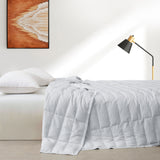 The down blankets is enveloped in gentle shades of grey. Bring a classy flair to your personal space with these tencel lyocell comforters.