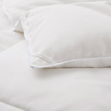 All Season White Goose Feather Fiber & Down Duvet Comforter