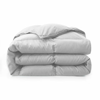 White Goose Feather Fiber and Down Comforter
