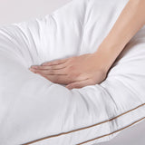 Set of 2 Premium Goose Feather Down Bed Pillow