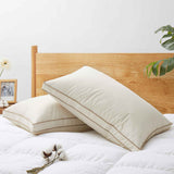 Engineered to deliver superior sleep comfort and an elevated loft, this comfortable pillow is thoughtfully designed to ensure optimal spinal alignment and offers plenty of neck support. It is an ideal pillow choice for side sleepers, effectively reducing pressure points to enhance comfort during sleep.