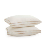 Engineered to deliver superior sleep comfort and an elevated loft, this comfortable pillow is thoughtfully designed to ensure optimal spinal alignment and offers plenty of neck support. It is an ideal pillow choice for side sleepers, effectively reducing pressure points to enhance comfort during sleep.
