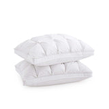 The perfect pillow is brushed in the serene tones of white. Add a dash of summer delight to your room with these luxury down goose feather pillows in white.