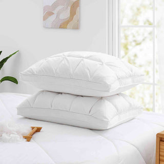 Luxury Puff Down Comforter & Pillow Bundle