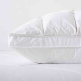 The perfect pillow is brushed in the serene tones of white. Add a dash of summer delight to your room with these luxury down goose feather pillows in white.