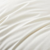 Luxury Natural 100% Organic Down Cotton Bed Pillows (Single Pack) - White