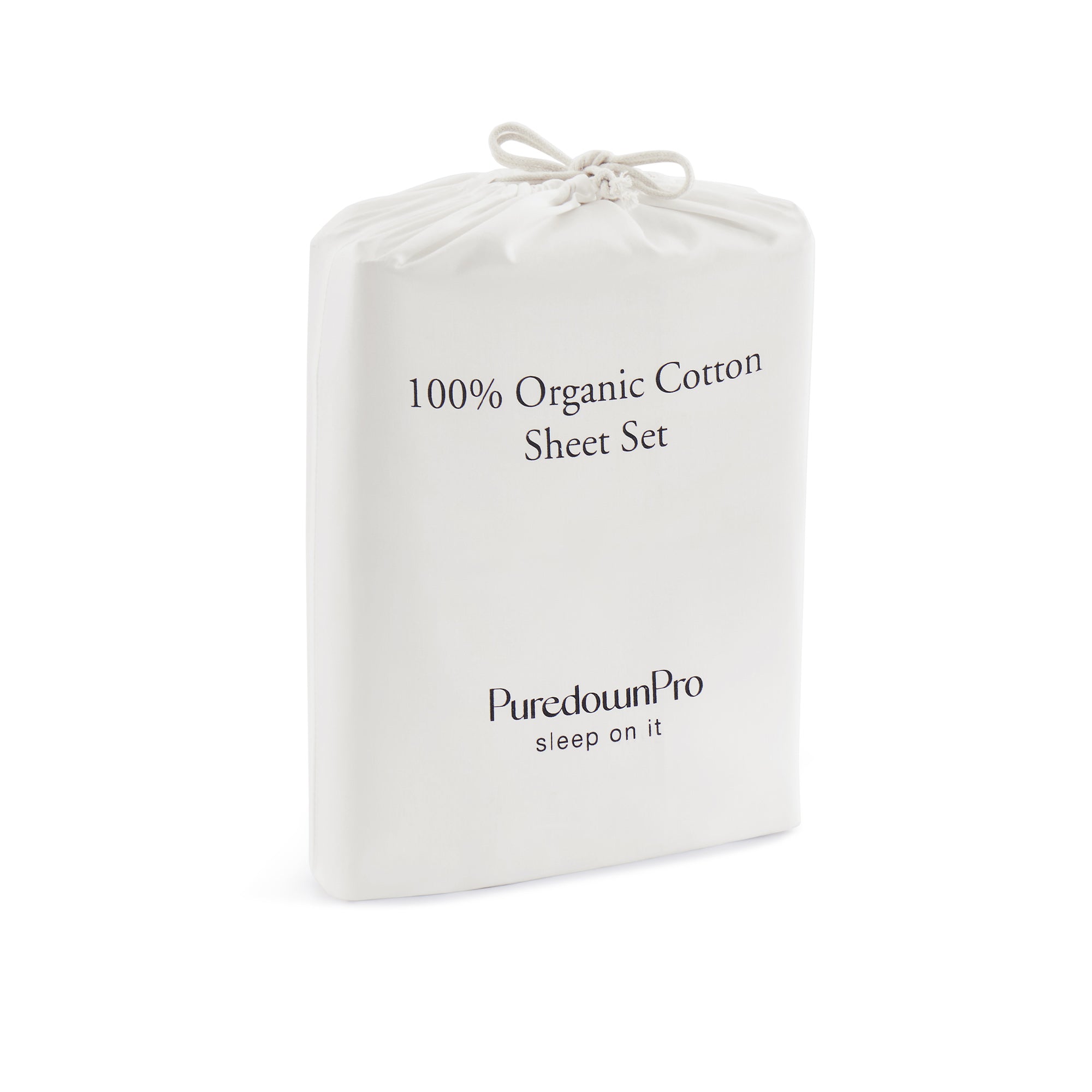 The luxurious textile or natural cotton sheets are brushed in the crisp hues of white. Bring the comfort level and warmth of nature to your space with this organic fiber sheet with pillowcase set in white.