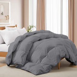 All Seasons Pinch Pleat Goose Feather and Down Comforter