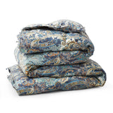 All Season Paisley Floral Printed Vintage White Goose Feather Down Comforter