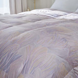 All Season Silk Covered 93% White Goose Down Comforter