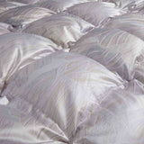 All Season Silk Covered White Goose Down Comforter
